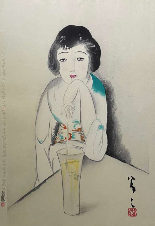 Takehisa Yumeji “Taisho Lady” woodblock print thumbnail