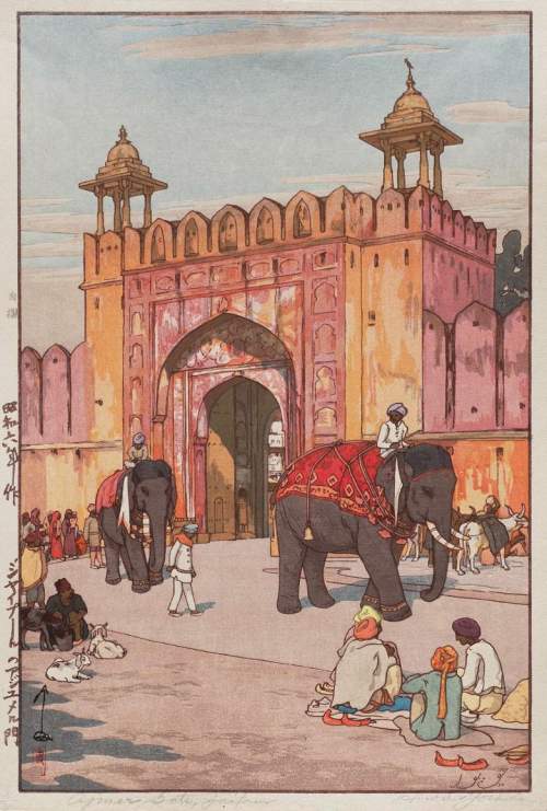Hiroshi Yoshida - Ajmer Gate, Jaipur thumbnail