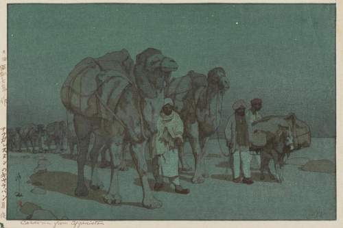 Hiroshi Yoshida - Caravan from Afghanistan [Moonlight] thumbnail