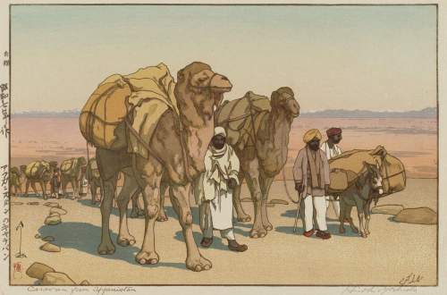 Hiroshi Yoshida - Caravan from Afghanistan thumbnail