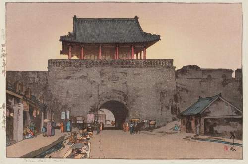 Hiroshi Yoshida - Dainan Gate in Mukden thumbnail