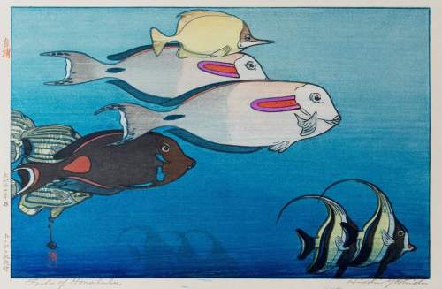 Hiroshi Yoshida - Fishes of Honolulu thumbnail
