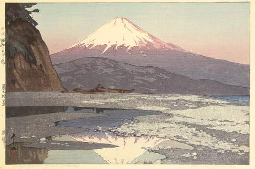 Hiroshi Yoshida - Fuji-yama from Okitsu thumbnail