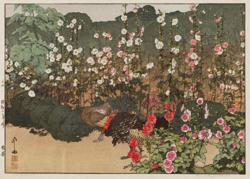 Hiroshi Yoshida - Hollyhock thumbnail