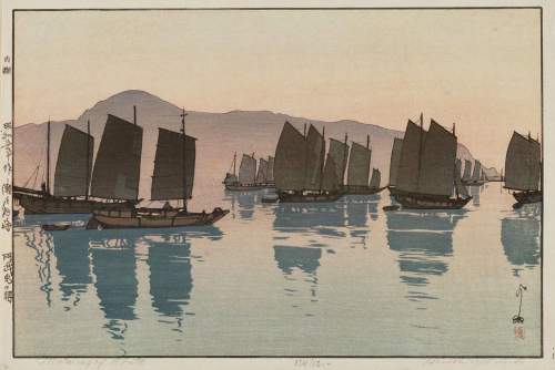 Hiroshi Yoshida - Morning at Abuto thumbnail