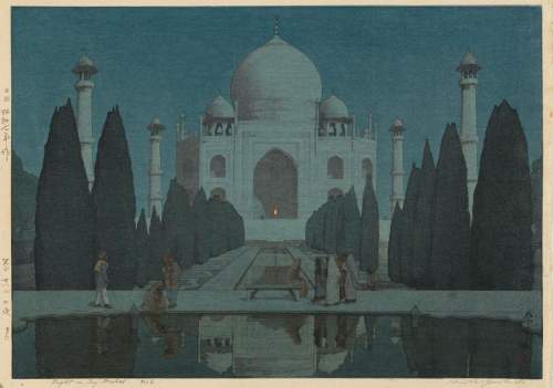Hiroshi Yoshida - Night in Taj Mahal, No. 6 thumbnail