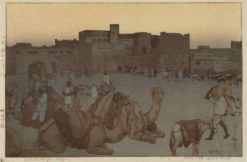 Hiroshi Yoshida - Out Skirt of a Village thumbnail