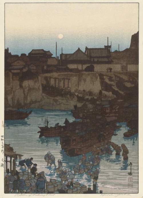 Hiroshi Yoshida - Return of Fishing Fleet thumbnail
