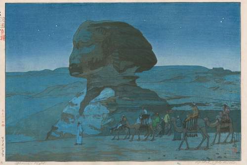 Hiroshi Yoshida - Sphinx - Night thumbnail