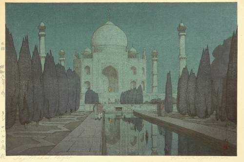 Hiroshi Yoshida - Taj Mahal Night, No. 2 thumbnail