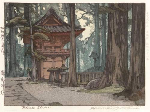 Hiroshi Yoshida - Takinoo Shrine thumbnail