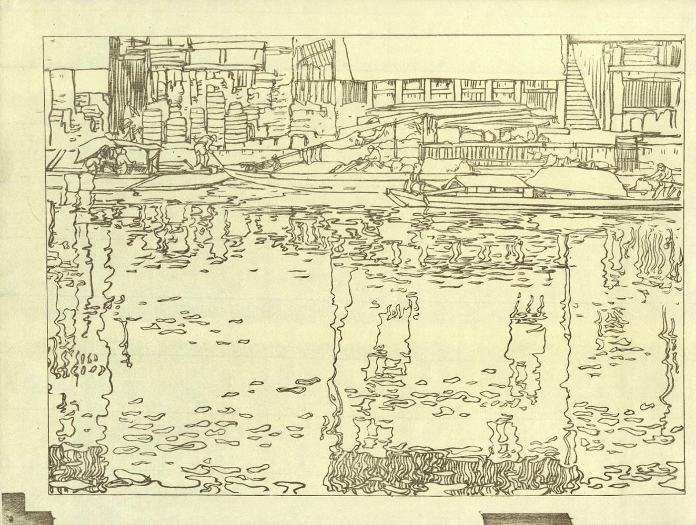 [Untitled 2] woodblock print