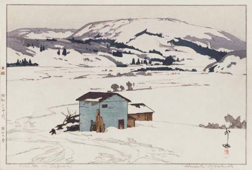 Hiroshi Yoshida - Winter in Taguchi thumbnail