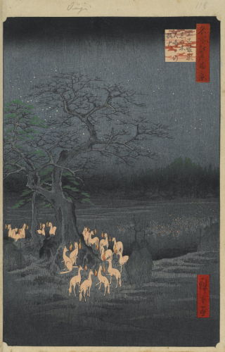 Kitsunebi on New Year's Eve at the Enoki Tree, Ōji