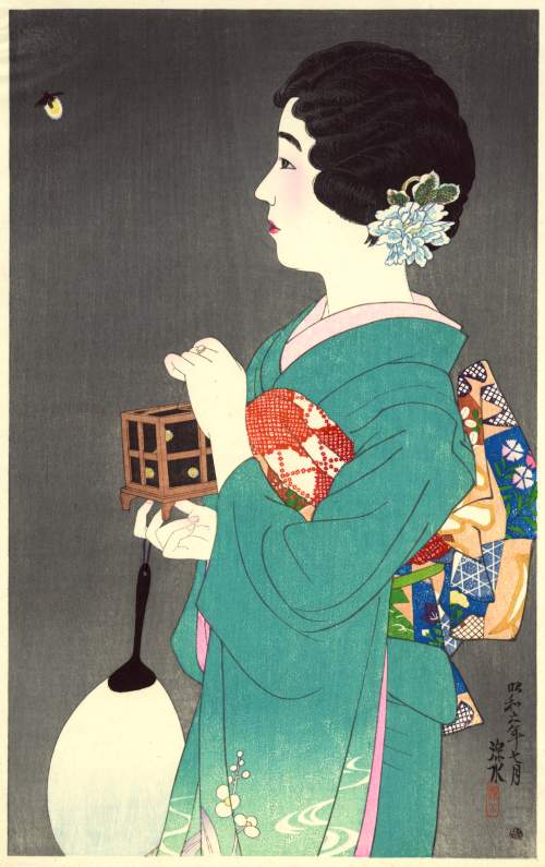 Ito Shinsui - Catching Fireflies thumbnail