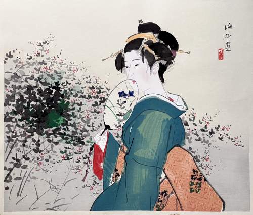 Ito Shinsui - Garden in Autumn thumbnail