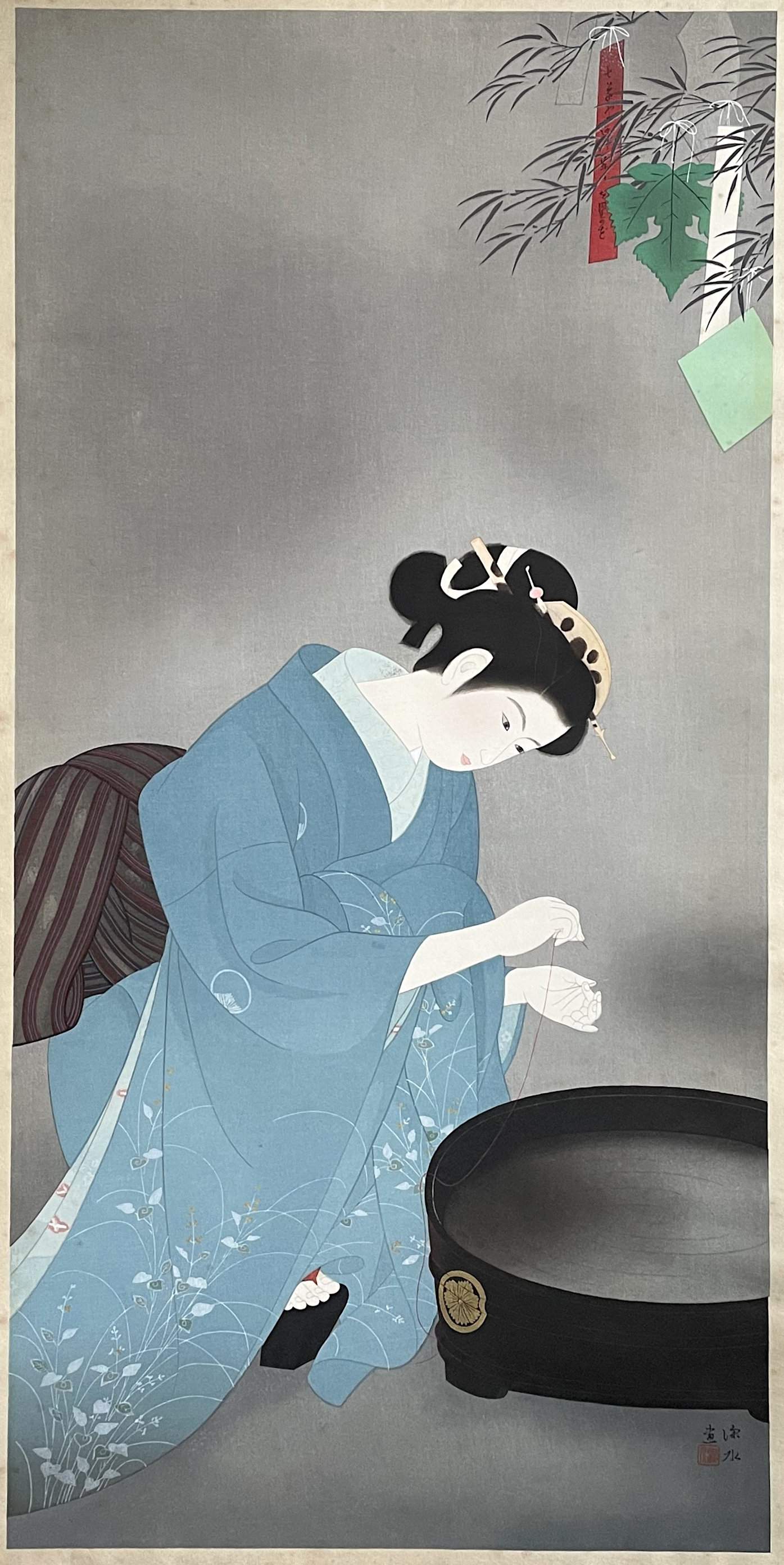 Milky Way Festival - Ito Shinsui Catalogue woodblock print