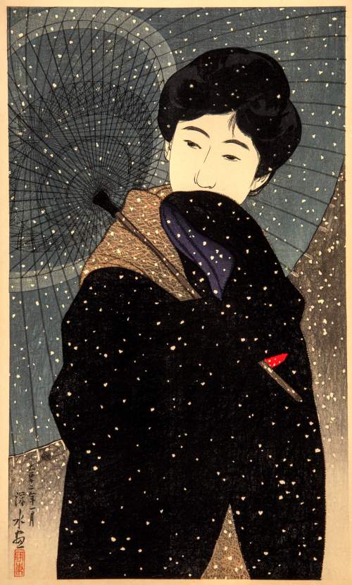 Ito Shinsui - Snowy Night thumbnail