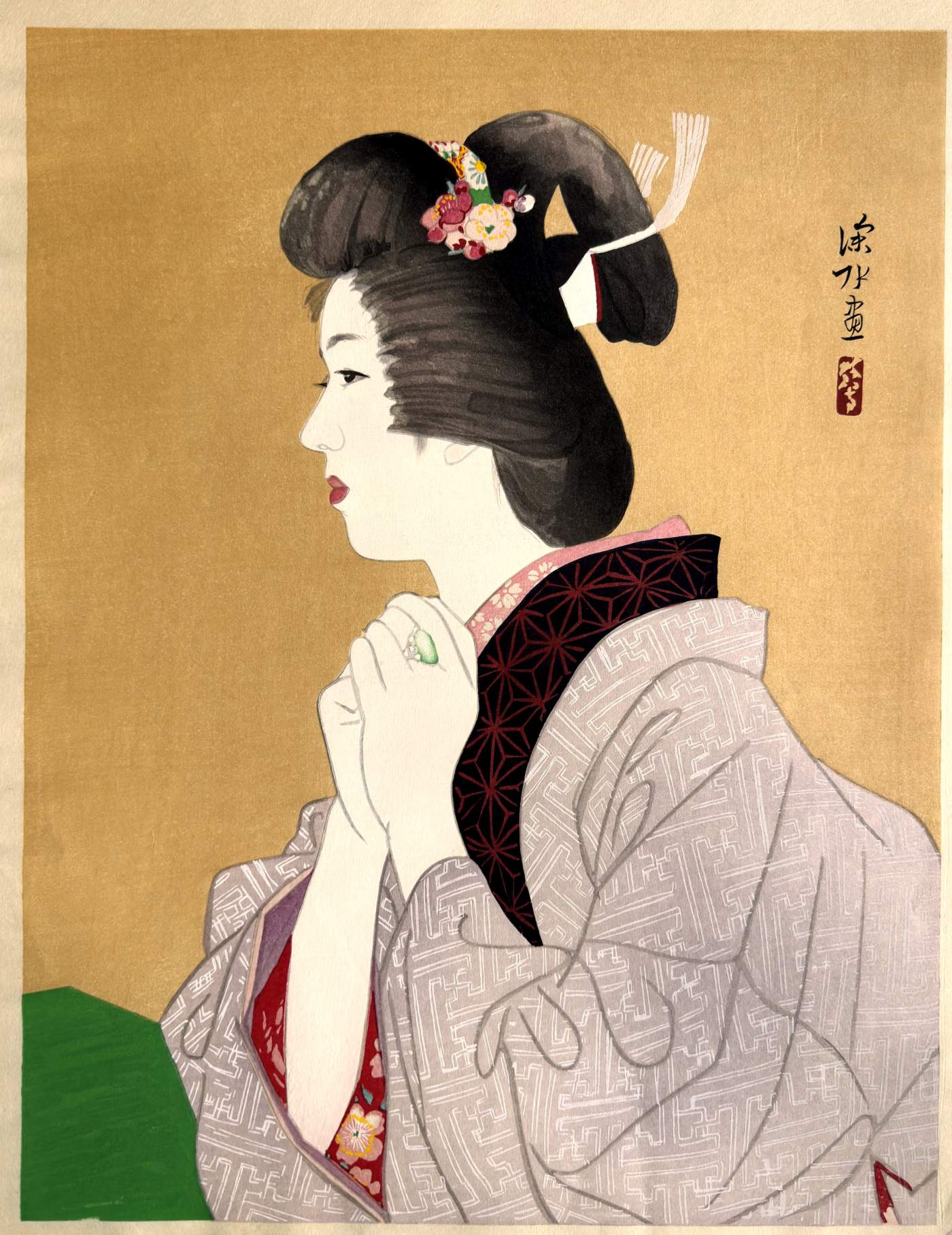 Spring - Ito Shinsui Catalogue woodblock print