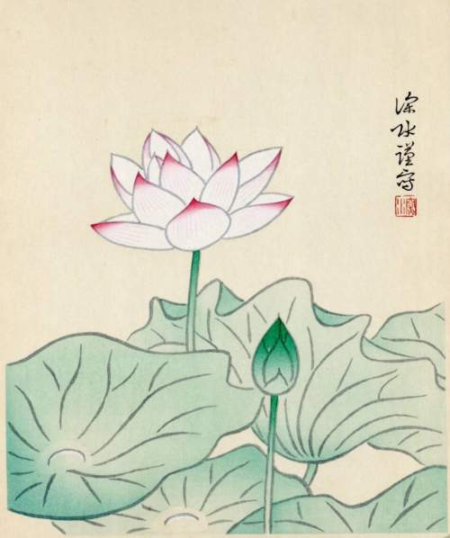 Ito Shinsui - [Water Lilies] thumbnail