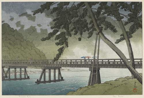 Kawase Hasui - Arashiyama, Kyoto thumbnail