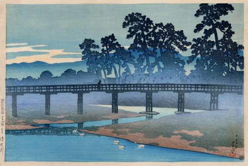 Kawase Hasui - Asano River, Kanazawa thumbnail