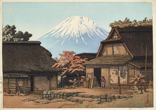 Kawase Hasui - Autumn in Hirano thumbnail