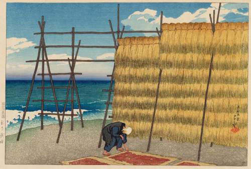 Kawase Hasui - Autumn in Koshiji thumbnail
