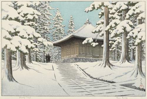 Kawase Hasui - Chusonji Temple thumbnail