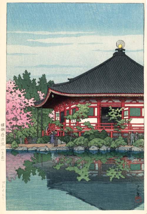 Kawase Hasui - Daigo Denpo Temple, Kyoto thumbnail