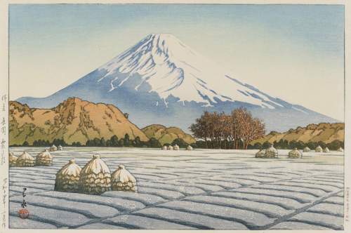 Kawase Hasui - Frosty Morning in Nagaoka thumbnail