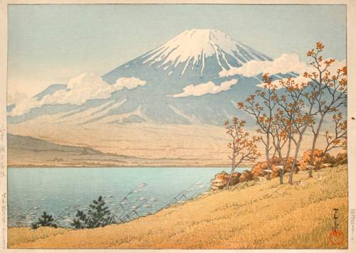 Kawase Hasui - Fudo Hill, Lake Yamanaka thumbnail