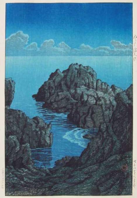 Fukakubo, Hachinohe - Kawase Hasui Catalogue woodblock print