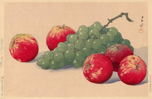 Kawase Hasui - Grapes and Apples thumbnail