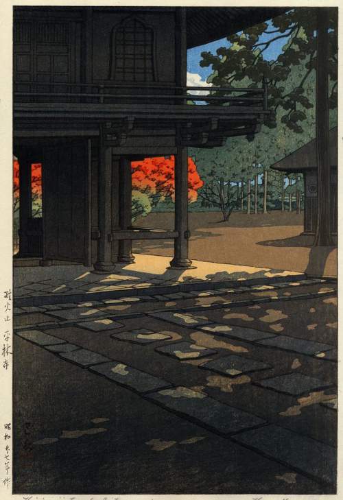 Kawase Hasui - Heirin Temple, Nobidome thumbnail
