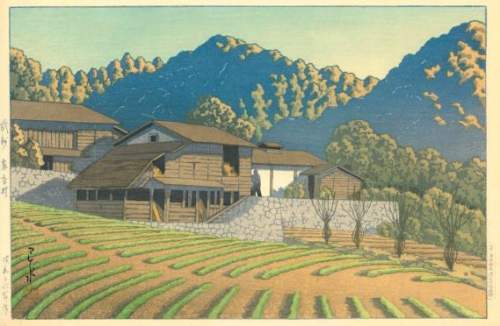 Kawase Hasui - Higashi-Agano, Bushu thumbnail