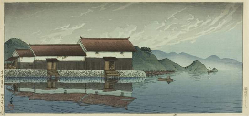 Honjo, Izumo - Kawase Hasui Catalogue woodblock print