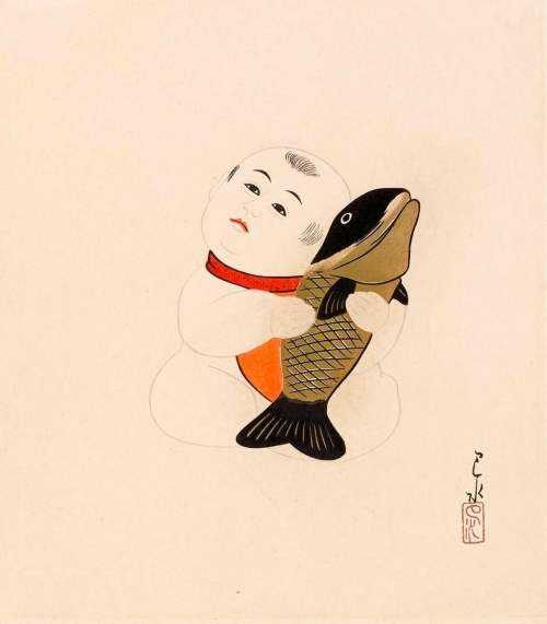 Kawase Hasui - Imperial Doll (24) thumbnail