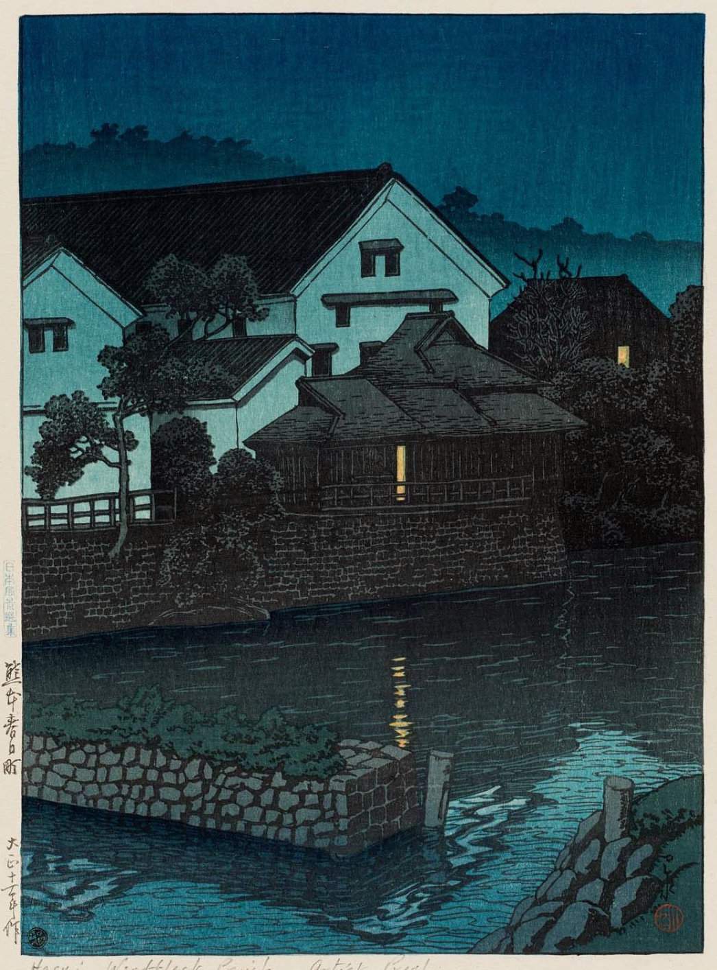 Kasuga-machi, Kumamoto - Kawase Hasui Catalogue woodblock print
