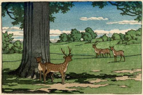 Kawase Hasui - Kinkazan thumbnail
