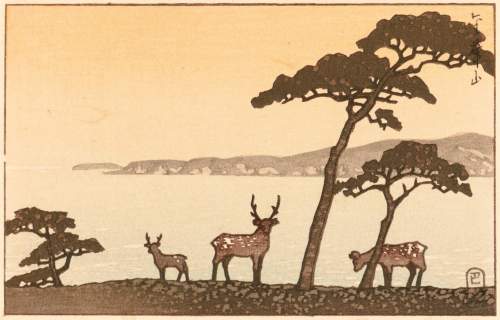 Kawase Hasui - Kinkazan thumbnail