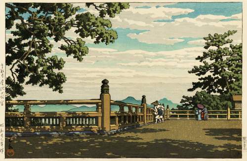 Kawase Hasui - Konpira Shrine, Sanuki thumbnail