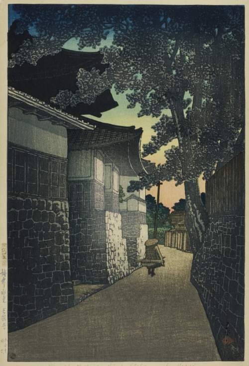 Kawase Hasui - Kosho Temple, Etchu Province thumbnail