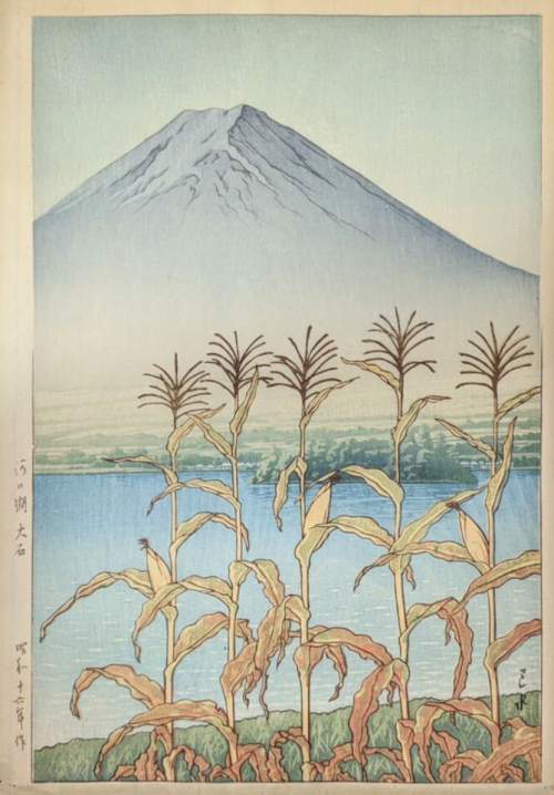 Kawase Hasui - Lake Kawaguchi, Oishi thumbnail