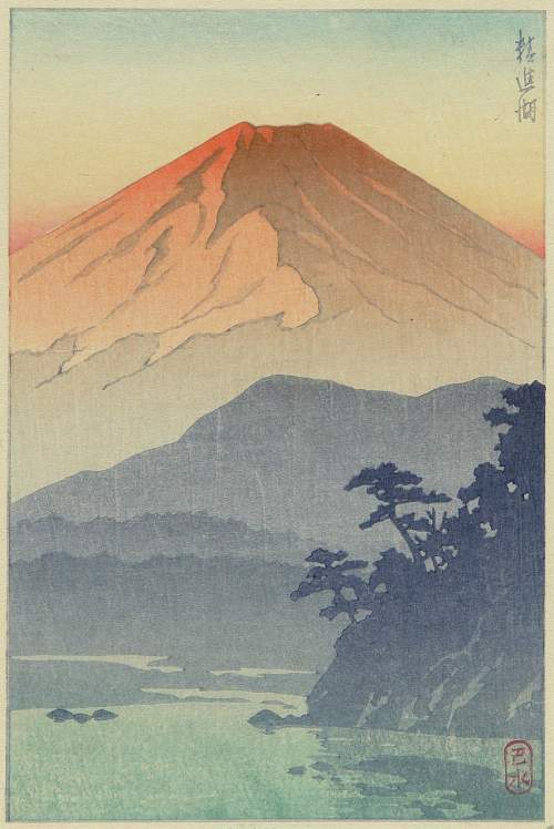 Kawase Hasui - Lake Shoji thumbnail