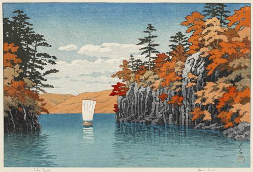 Kawase Hasui - Lake Towada thumbnail