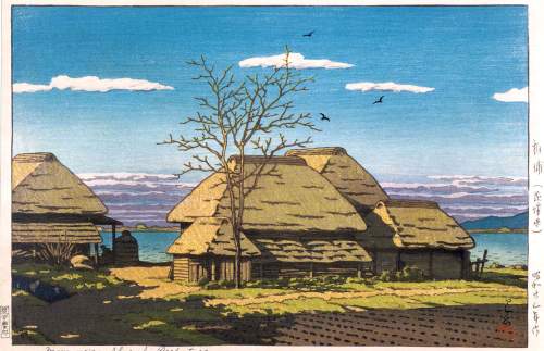 Kawase Hasui - Momoura, Ibaraki thumbnail