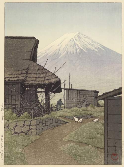 Kawase Hasui - Mount Fuji from Funatsu thumbnail