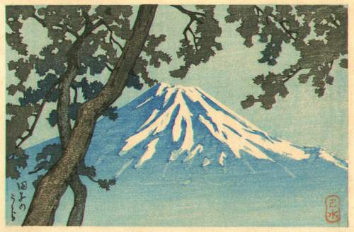 Kawase Hasui - Mount Fuji from Tago thumbnail