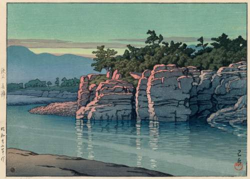 Kawase Hasui - Naga Pool, Chichibu thumbnail